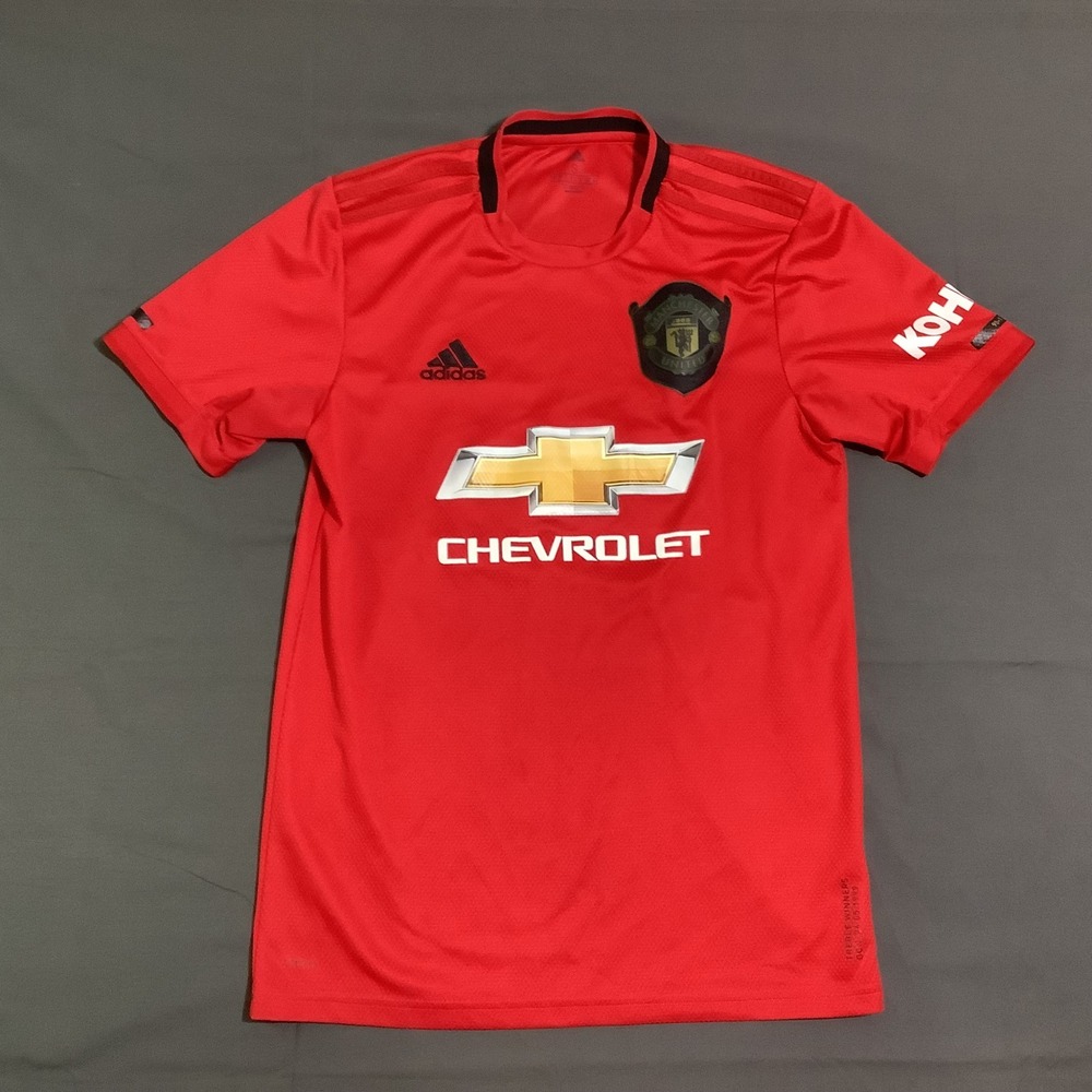Adidas Manchester United 2019-20 Home Jersey Red Treble Anniversary Mens Small